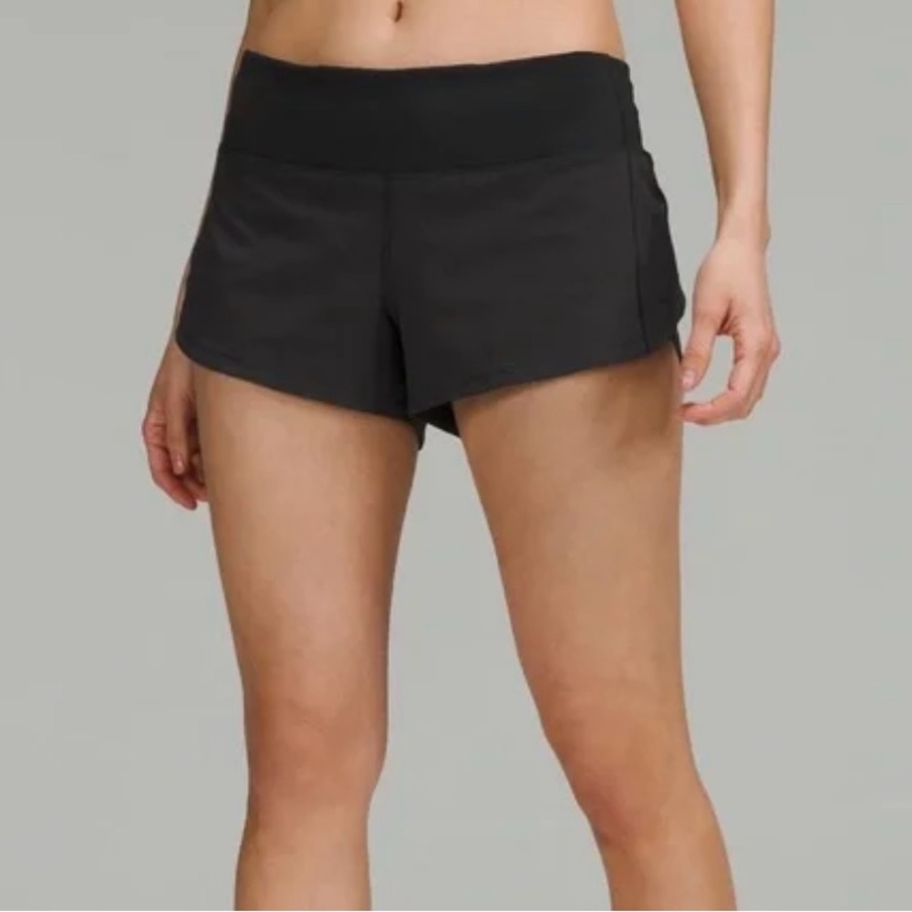 lululemon athletica Women's Black Athletic Shorts